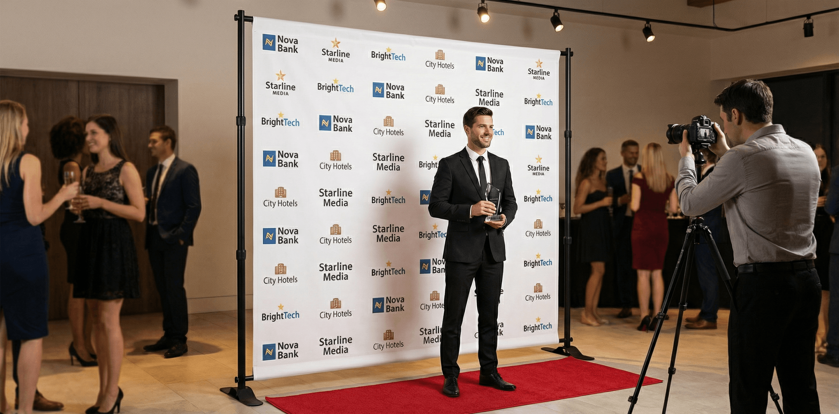 Step and Repeat Backdrop